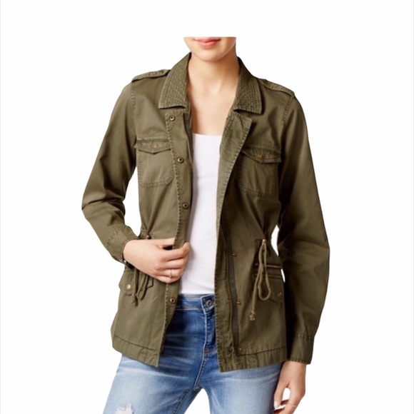 Maison Jules Jackets & Blazers - Maison Jules Olive Green Light Weight Jacket Small